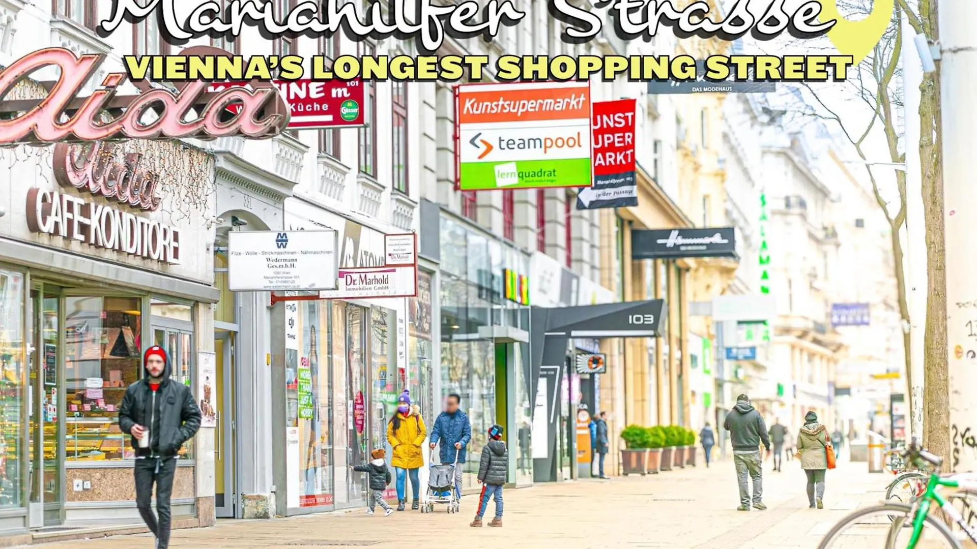 Amazing 1Br & 1Lr Apt & 5 Private Bedrooms By Mariahilfer Appartement Wenen